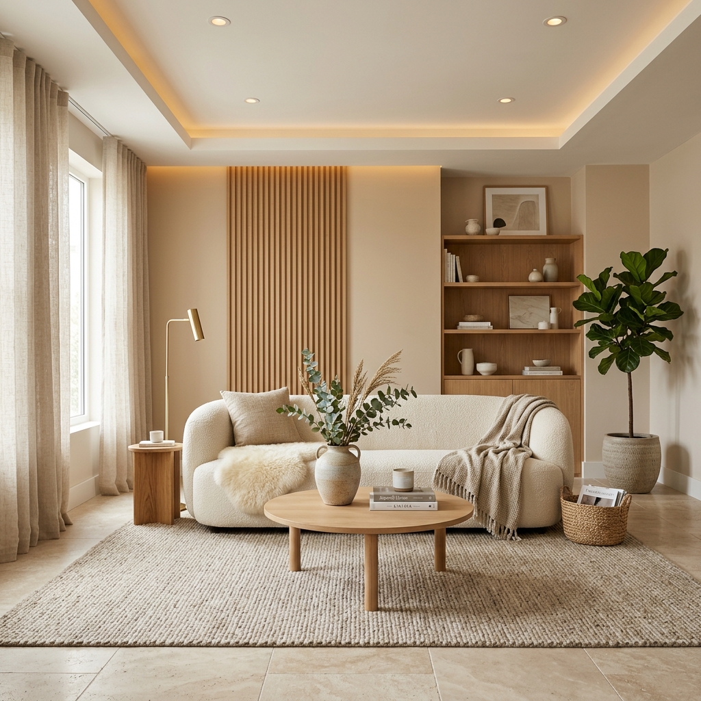 Living space after interior completion